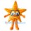 Orange Starfish Mascot Costume