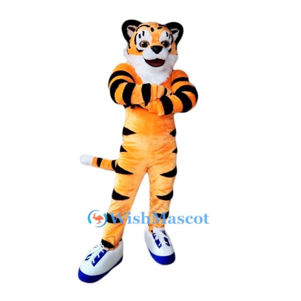 Power Adult Tiger Mascot Costume