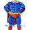 Muscle Superman Mascot Costume