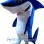 ‌Cartoon Shark Mascot Costume