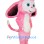 ‌Cartoon Pink Monkey Mascot Costume