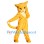 Realistic Brown Cat Mascot Costume