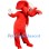 Soft Red Elephant Mascot Costume