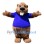 Friendly Cute Beaver Mascot Costume