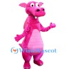 ‌Pink Dragon Plush Mascot Costume