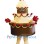 Cherry Chocolate Cake Mascot Costume