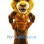 Realistic Muscle Lion Mascot Costume