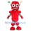 Red Robot Mascot Costume
