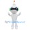 Cute White Robot Mascot Costume
