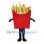 Realistic French Fries Mascot Costume