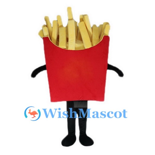 Realistic French Fries Mascot Costume