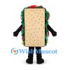 Sandwich Mascot Costume with Seeded Bread and Layered Filling