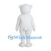 Polar Bear Mascot Costume in White with Black Nose