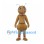 Ant Mascot Costume in Brown with Bead Necklace