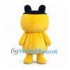 Mouse Character Mascot Costume in Yellow with Navy Ears