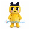 Mouse Character Mascot Costume in Yellow with Navy Ears