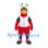 Insect Mascot Costume in Red with White Sports Jersey