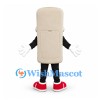 Mobile Phone Mascot Costume with Beige Body and Large Keypad