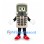 Mobile Phone Mascot Costume with Beige Body and Large Keypad