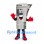 Newspaper Mascot Costume with Printed Pages and Smiling Face