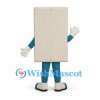Electrical Outlet Mascot Costume with Smiling Socket Face