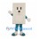 Electrical Outlet Mascot Costume with Smiling Socket Face