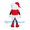 Tooth Mascot Costume with Red Shirt and Baseball Cap