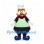 Elf Chef Mascot Costume with White Hat and Green Apron