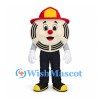 Smoke Detector Mascot Costume with Red Firefighter Helmet