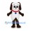 Dog Mascot Costume in Brown and White with Red Collar