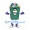 Recycling Bin Mascot Costume in Green with Bottles and Cans