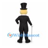 Cricket Mascot Costume with Black Tuxedo and Top Hat