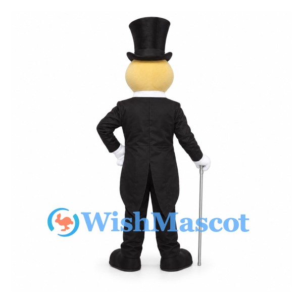 Cricket Mascot Costume with Black Tuxedo and Top Hat