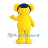 Koala Mascot Costume in Yellow with Blue Cap