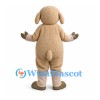 Sheep Mascot Costume in Tan with Cream Face