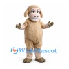 Sheep Mascot Costume in Tan with Cream Face