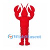 Lobster Mascot Costume in Red with Raised Claws
