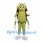 Grasshopper Mascot Costume in Green with Brown Wings