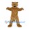 Cougar Mascot Costume in Tan with Open Mouth