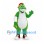 Dinosaur Mascot Costume in Green with Yellow Spots and Red Cap