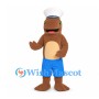 Platypus Mascot Costume with Blue Shorts and Sailor Cap