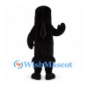 Killer Whale Mascot Costume in Black with White Belly and Toothy Smile