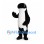 Killer Whale Mascot Costume in Black with White Belly and Toothy Smile