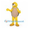 Turtle Mascot Costume in Yellow with Green Shell