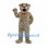 Leopard Mascot Costume with Spotted Body and Long Tail