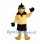 Crow Mascot Costume with Yellow Shirt and Black Feathers