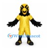 Hawk Mascot Costume with Yellow Sports Uniform