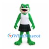 Frog Mascot Costume with White Shirt and Tartan Kilt