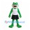 Frog Mascot Costume with White Shirt and Tartan Kilt