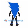 Lightning Bolt Mascot Costume in Blue with Sunglasses